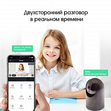 Орбита OT-VNI44 Черная видеокамера IP-WI-FI (1920*1080, 2Mpix, 3,6мм, пластик)